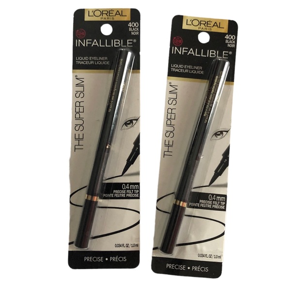 ๐ (2 PCs) L'Oreal | Paris Infallible Super Slim Liner 400 Black
